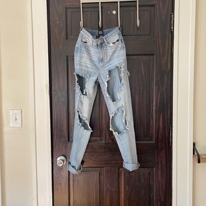 Urban Outfitters (BDG). “Worn” mom jeans. Size 24.